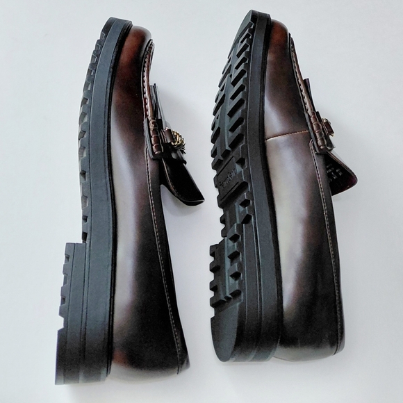 FRANCO SARTO Women's L- limitmoc Dark Brown  Slip On Loafer Size 10M - Picture 4 of 7